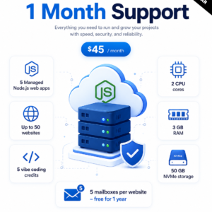 1 month support